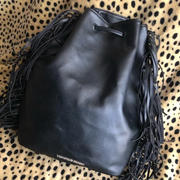 Victoria’s Secret Fringe Black Backpack - Picture 2 of 8